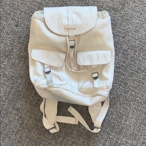 Cute and Stylish Cream Universal Thread Backpack